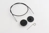 KnitPro (Knitter's Pride) Stainless Steel Swivel Cords