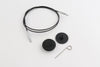KnitPro (Knitter's Pride) Stainless Steel Swivel Cords
