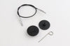 KnitPro (Knitter's Pride) Stainless Steel Swivel Cords