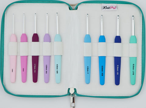 KnitPro (Knitter's Pride) Waves Deluxe Crochet Hook Set
