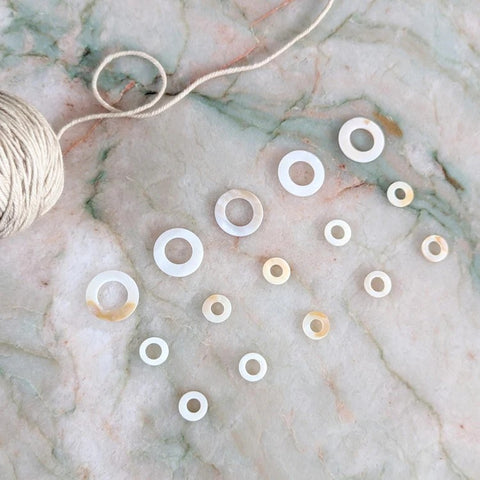 Thread and Maple Seashell Stitch Markers