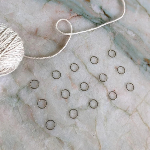 Thread and Maple Steel Ring Stitch Markers