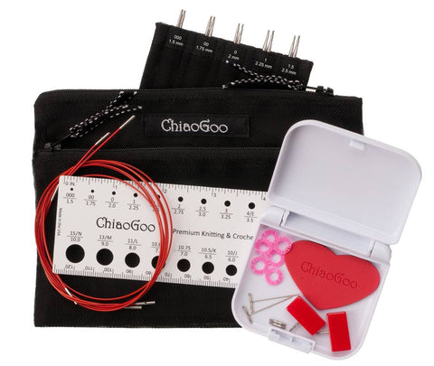 ChiaoGoo Mini Twist Red Lace Interchangeable Set