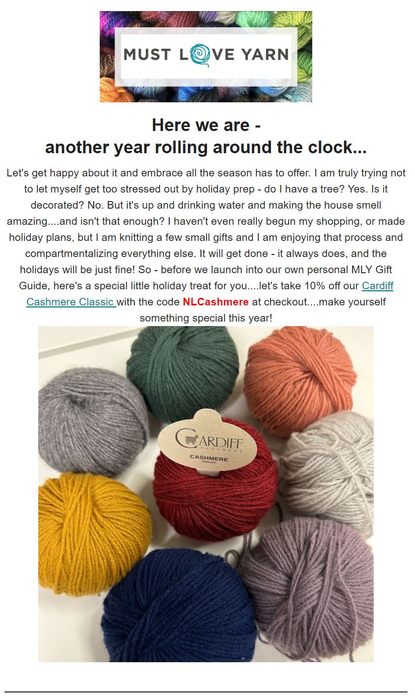 December 2023 Newsletter - Holiday Gift Guide