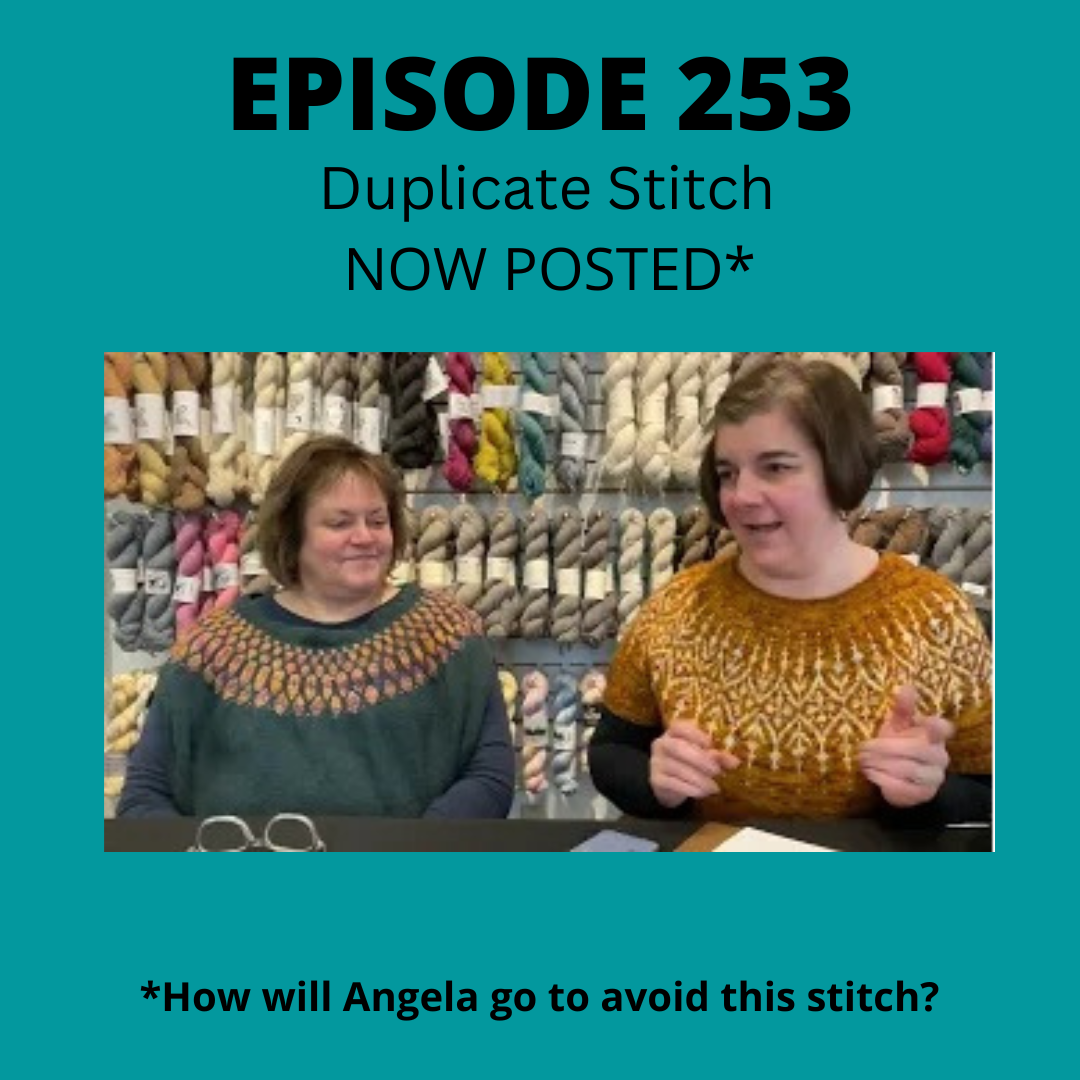 Yarncast Episode 253: Duplicate Stitch