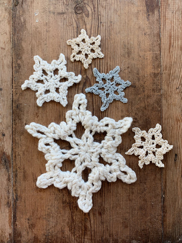 Class - 11/18 Crochet a snowflake Garland