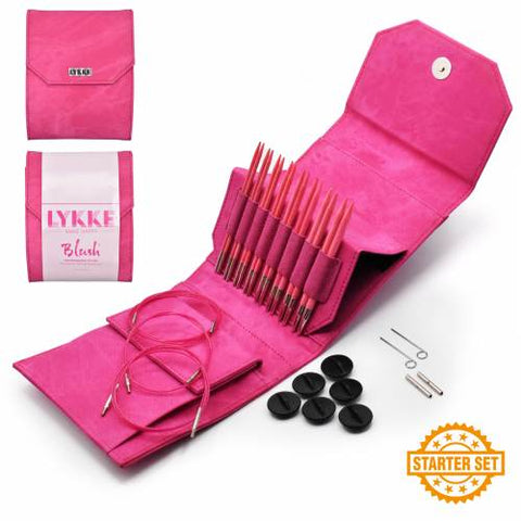 Lykke Blush 3.5" Interchangeable Needle Starter Set