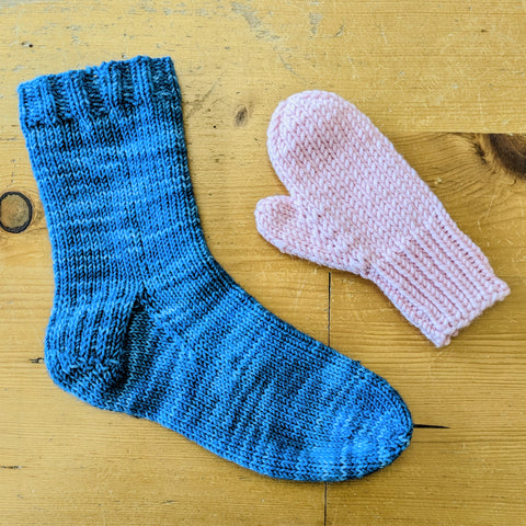 Class - 2/24, 3/2, 3/9 - Mittens and Sock - Small Circumference Knitting