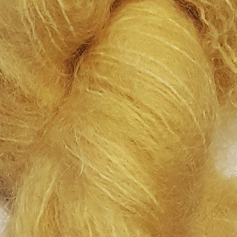 Yellow Dog Farm Hand Dyed Brushed Mohair Yarn