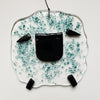 Fused Glass Sheep Ornaments by Lori P