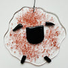 Fused Glass Sheep Ornaments by Lori P