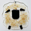 Fused Glass Sheep Ornaments by Lori P