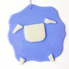 Fused Glass Sheep Ornaments by Lori P