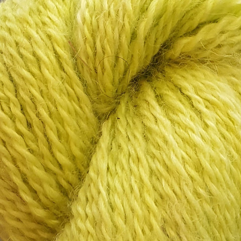 Cab Yellow Hand Dyed Wool Yarn #5 Bulky