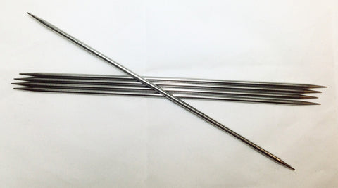 Addi Steel Double Point Needles - 8inch US 0 - 2.00mm