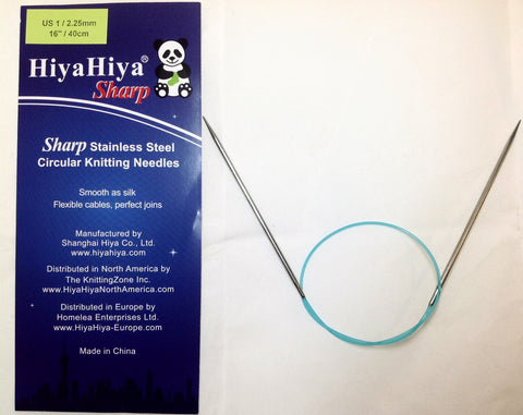 HiyaHiya Sharp Steel Circulars 16 Inch